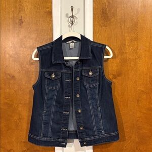 Women’s Christopher & Banks denim vest